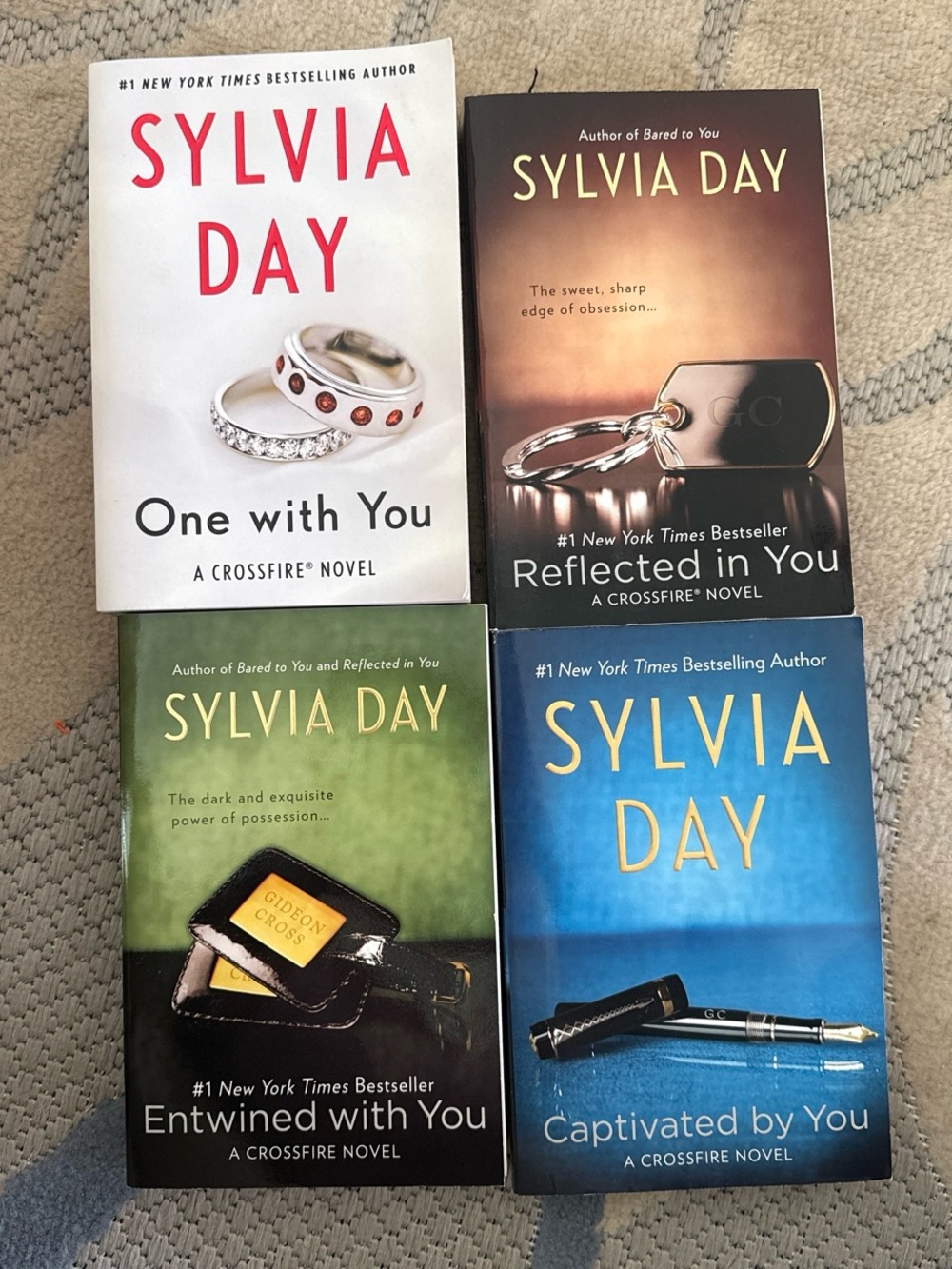 Sylvia Day Crossfire series 4 book bundle